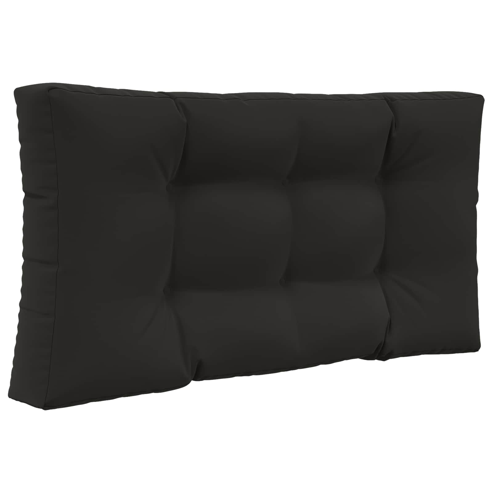 Sofakissen für draußen Polyester Schwarz 80 x 80 cm