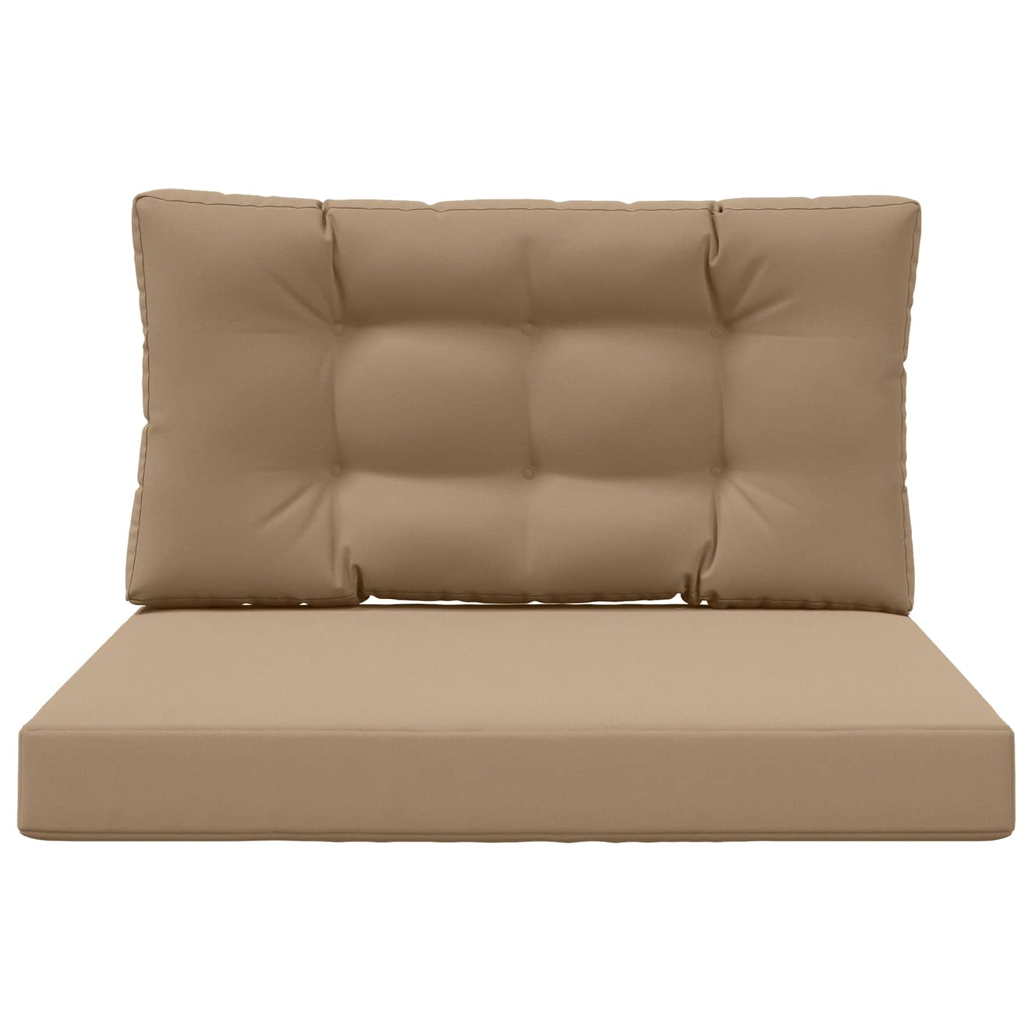 Sofakissen für draußen Polyester Taupe 80 x 80 cm