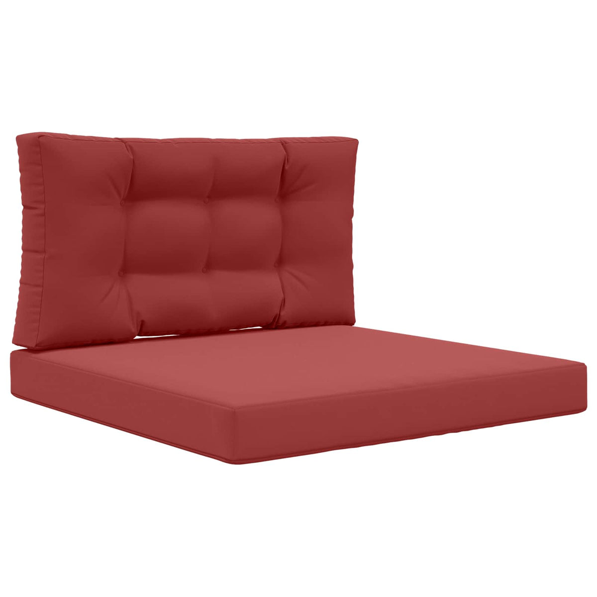 Sofakissen für draußen Polyester Weinrot 80 x 80 cm