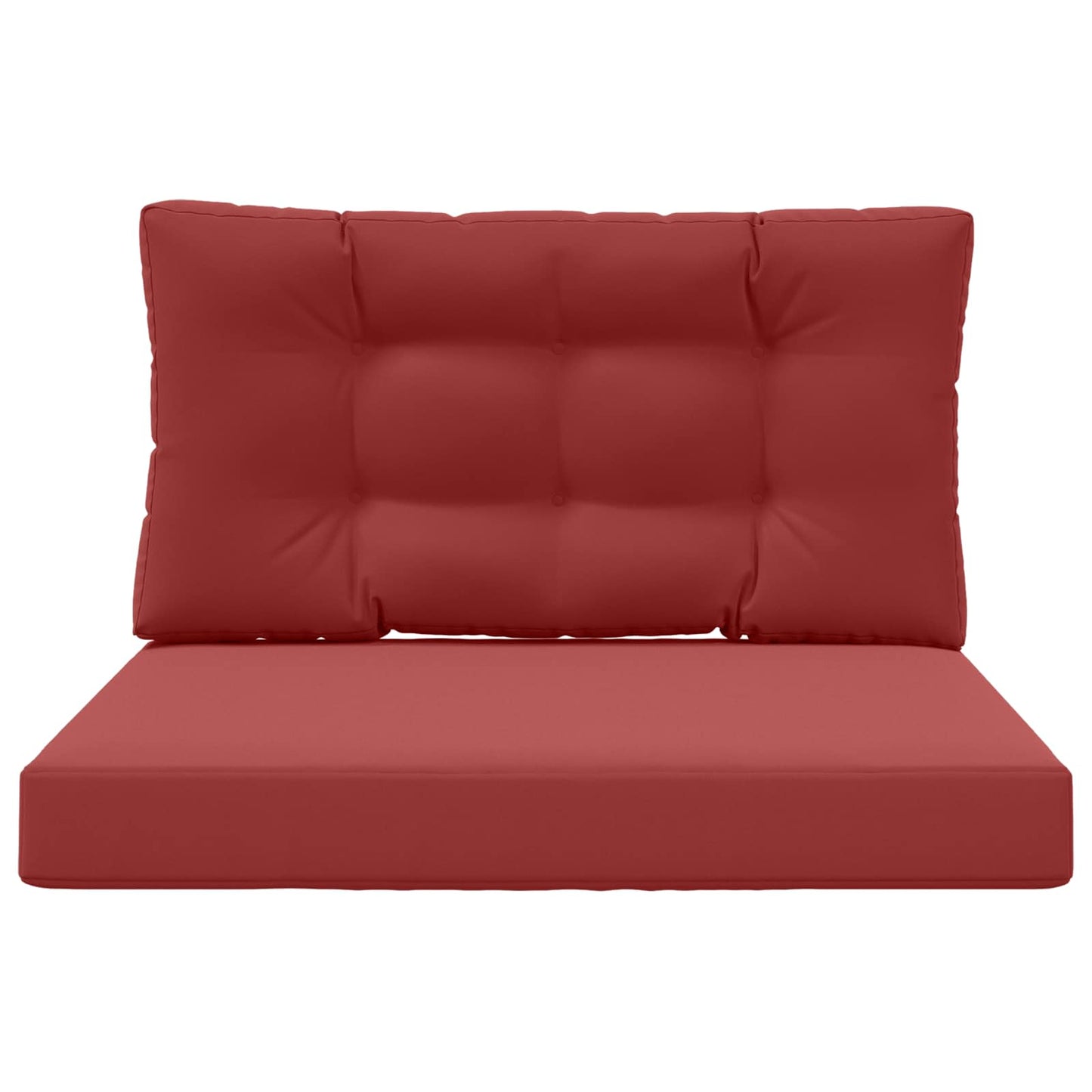 Sofakissen für draußen Polyester Weinrot 80 x 80 cm