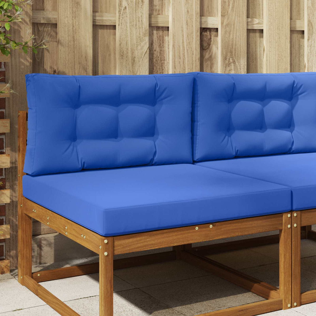 Sofakissen für draußen Polyester Königsblau 80 x 80 cm