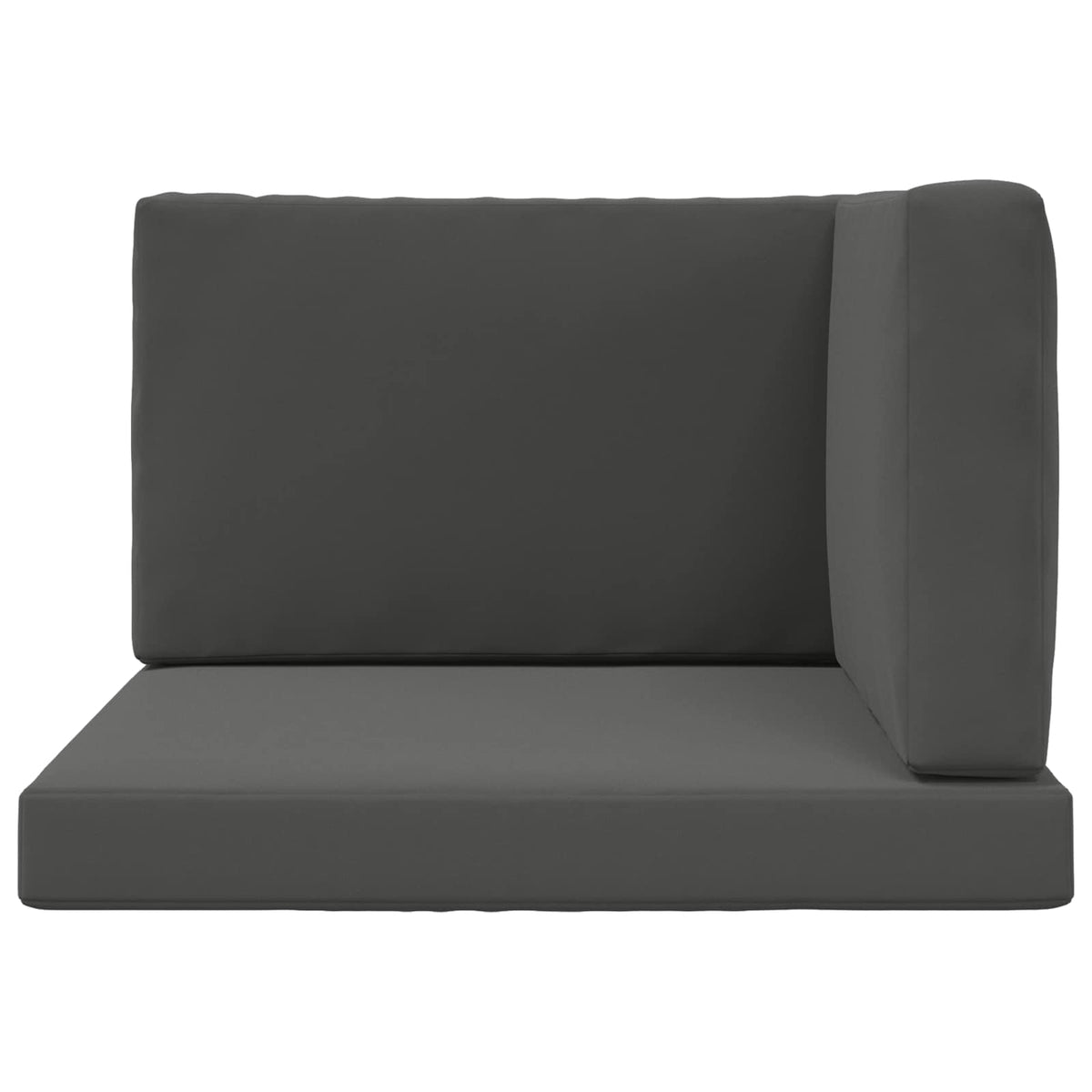 Sofakissen für draußen Polyester Anthrazit 80 x 80 cm
