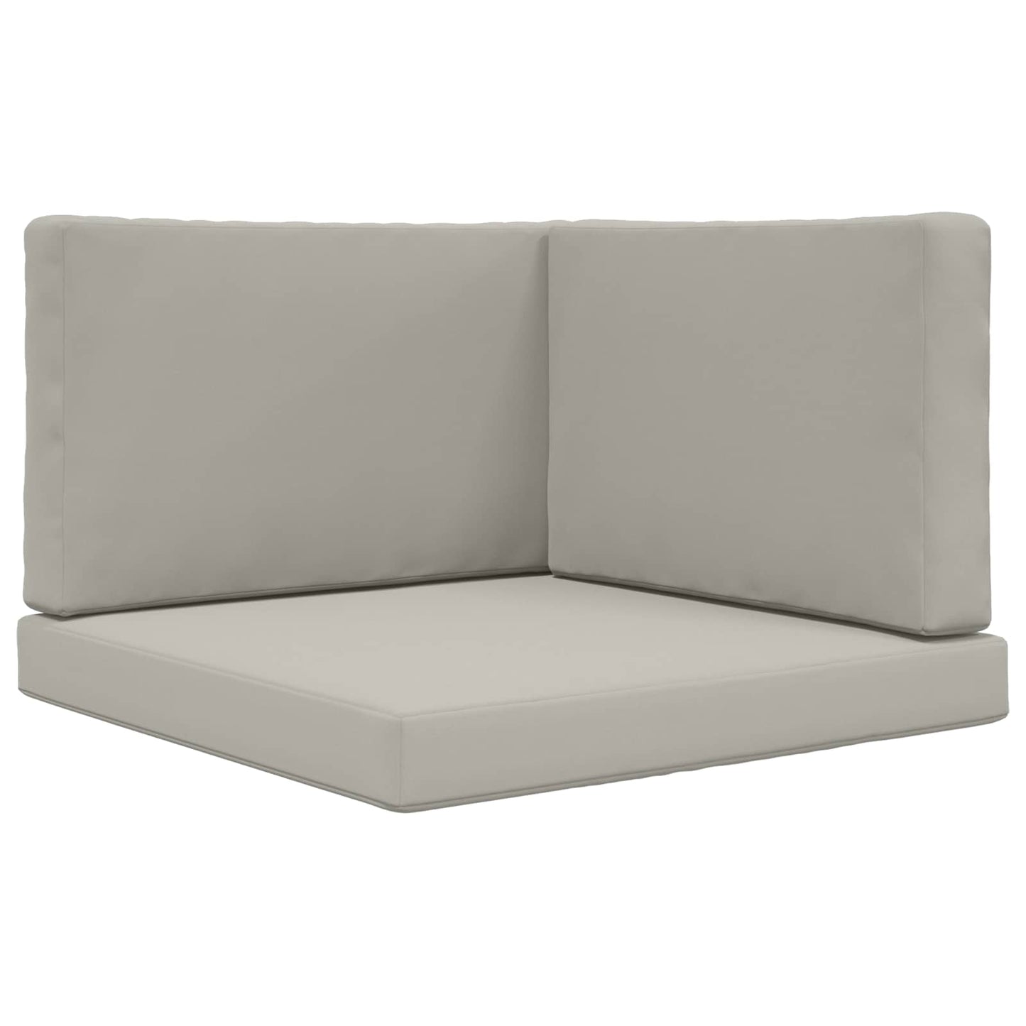 Sofakissen für draußen Polyester Grau 80 x 80 cm