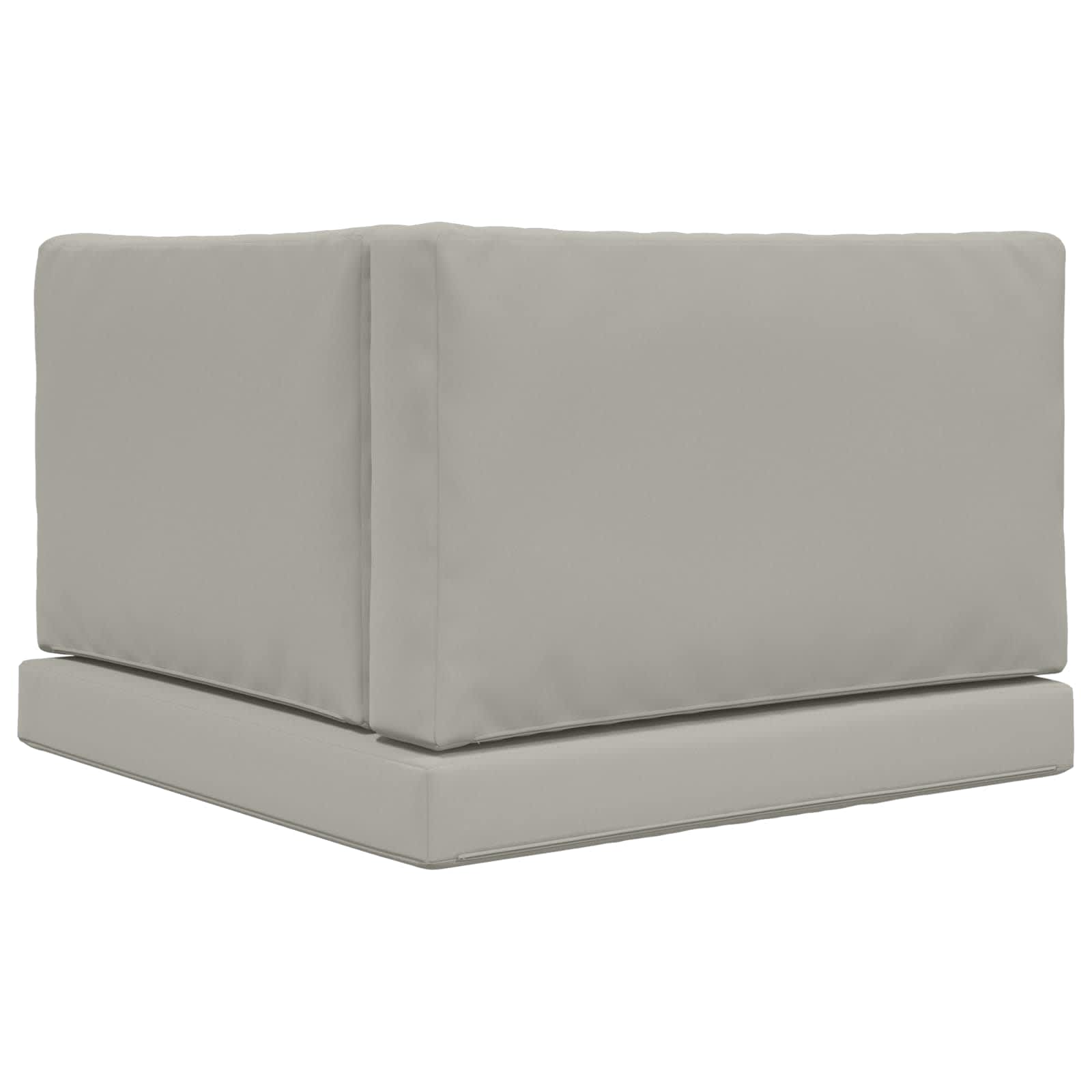 Sofakissen für draußen Polyester Grau 80 x 80 cm