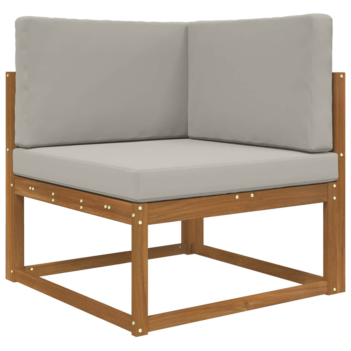 Sofakissen für draußen Polyester Grau 80 x 80 cm