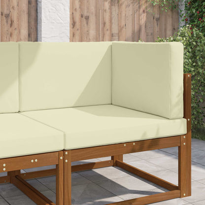 Sofakissen für draußen Stoff Creme 80 x 80 cm