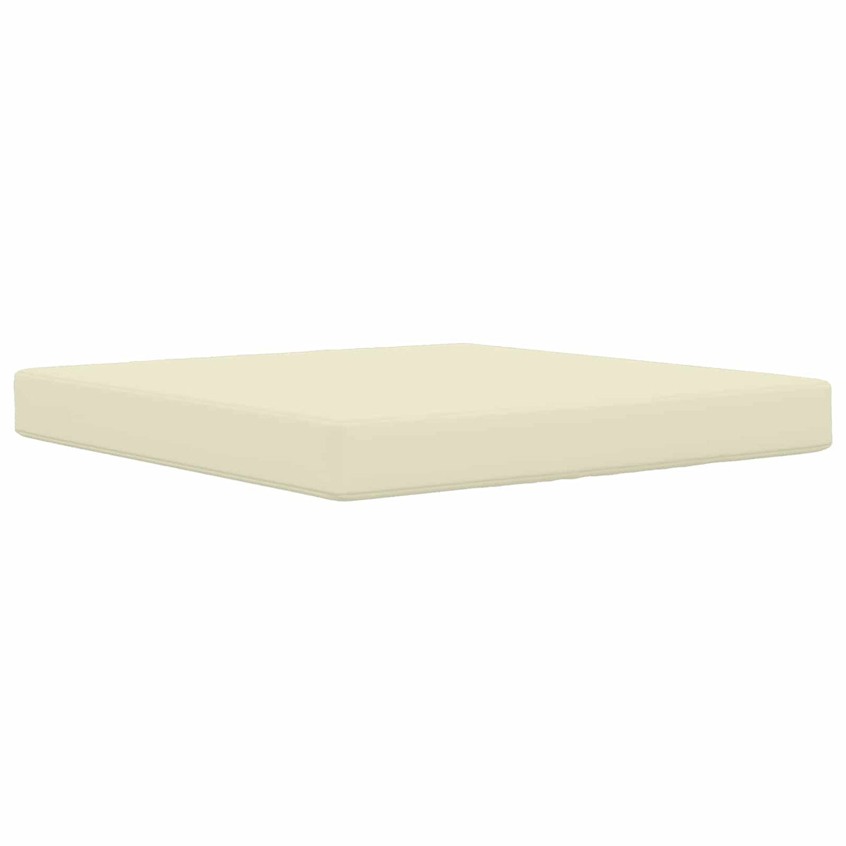 Sofakissen für draußen Polyester Creme 80 x 80 cm