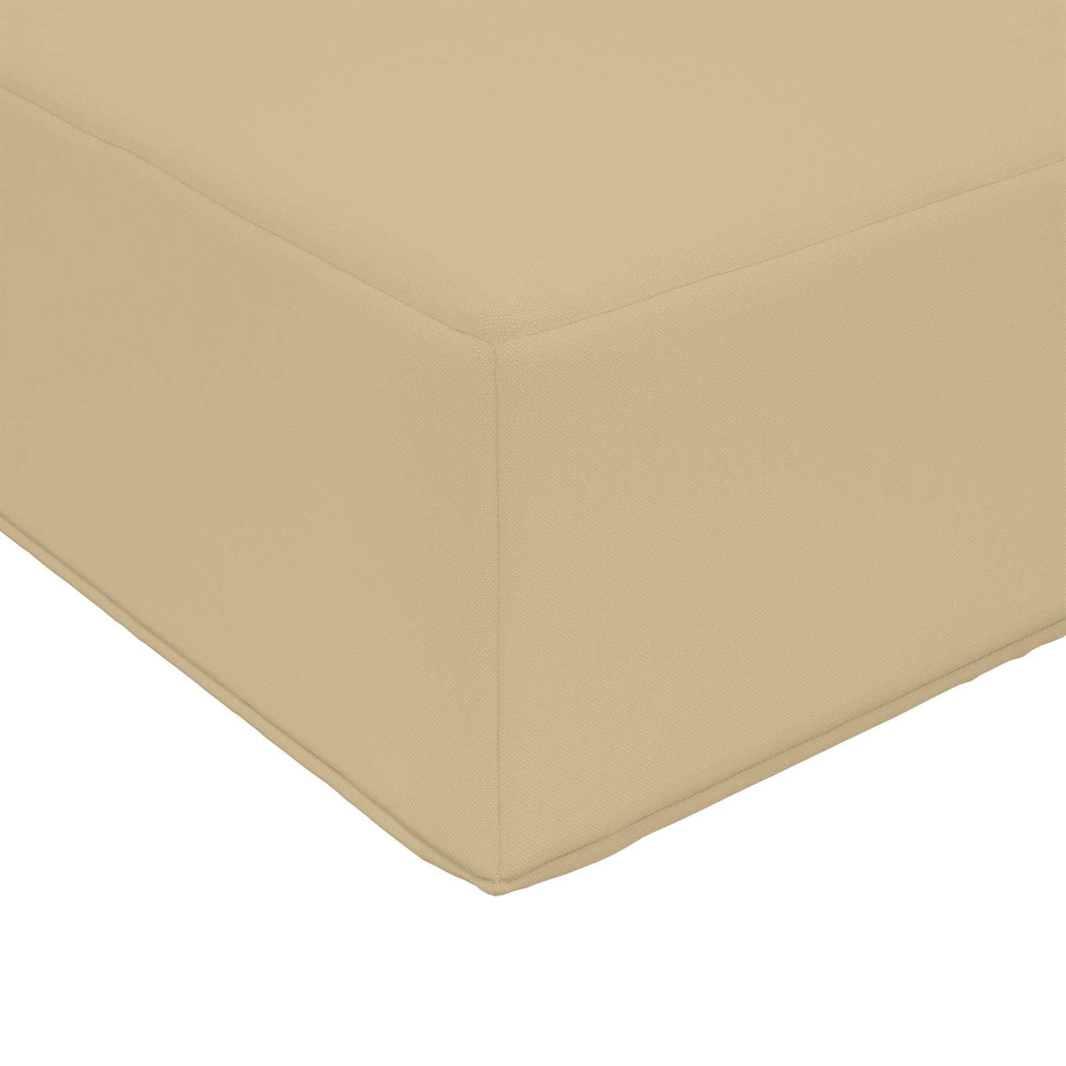 Sofakissen für draußen Polyester Beige 80 x 80 cm