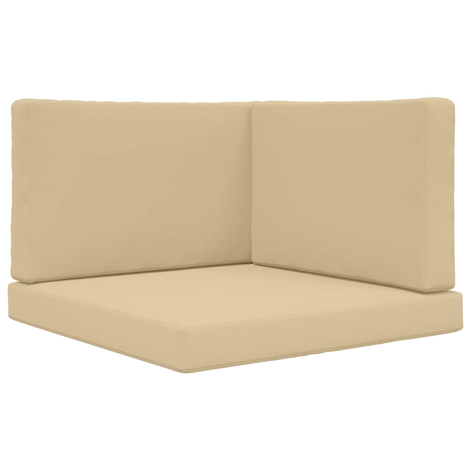 Sofakissen für draußen Polyester Beige 80 x 80 cm