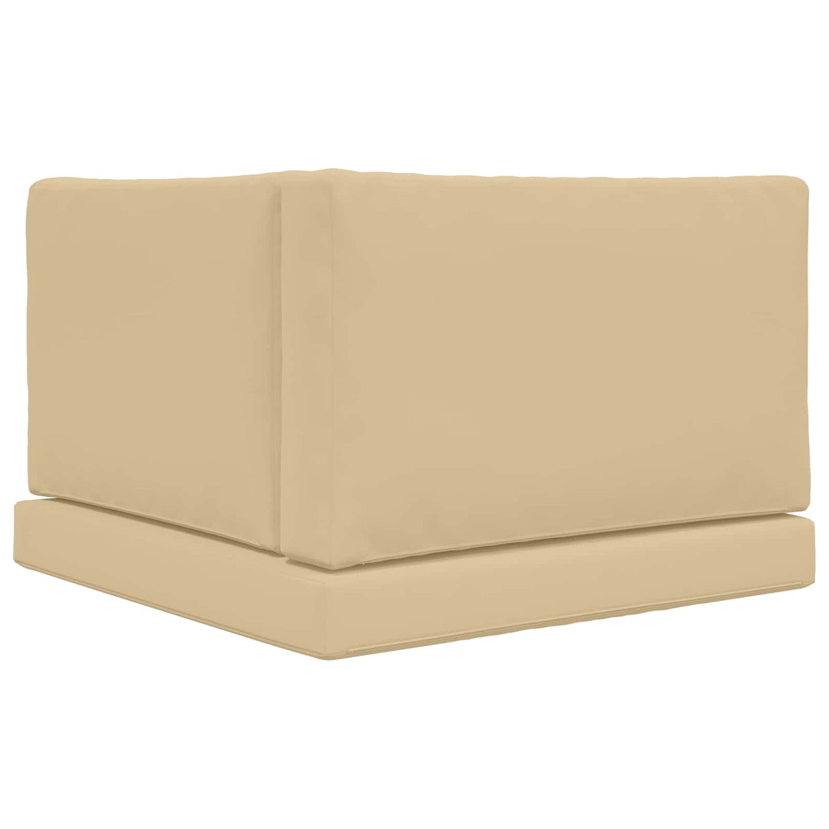 Sofakissen für draußen Polyester Beige 80 x 80 cm