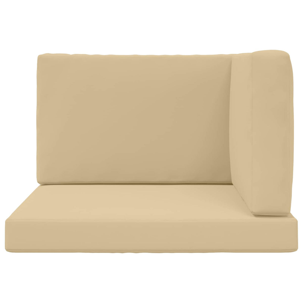 Sofakissen für draußen Polyester Beige 80 x 80 cm