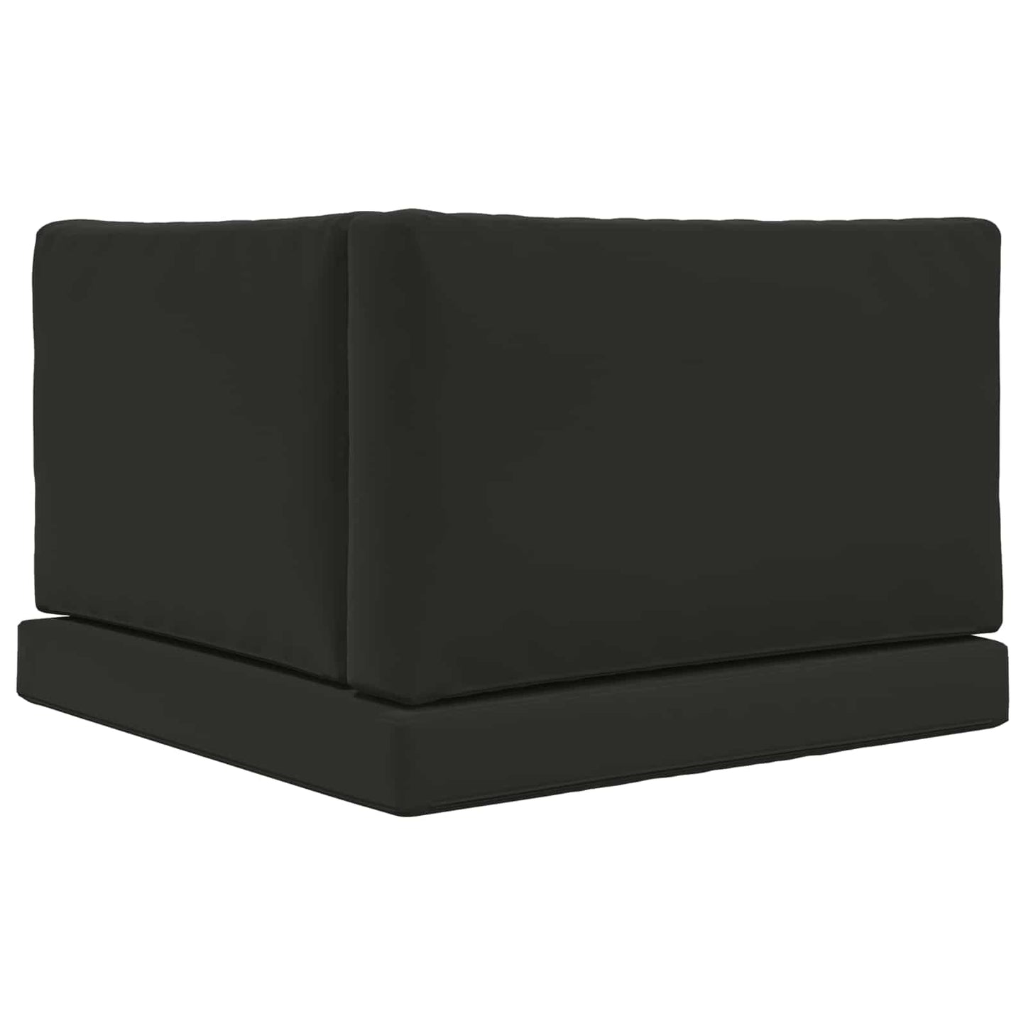 Sofakissen für draußen Polyester Schwarz 80 x 80 cm