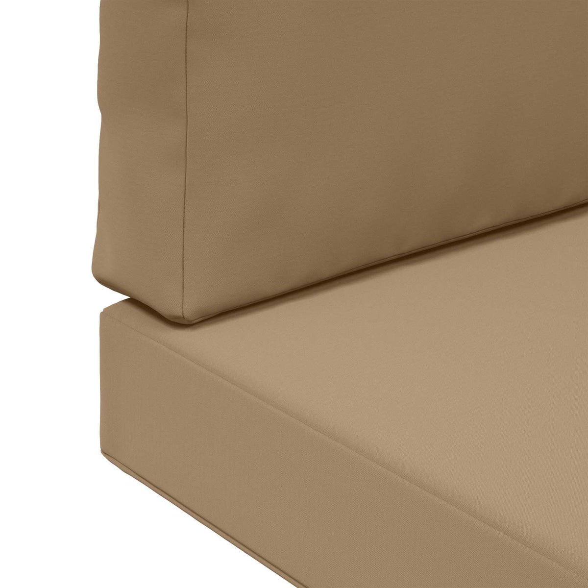 Sofakissen für draußen Polyester Taupe 80 x 80 cm