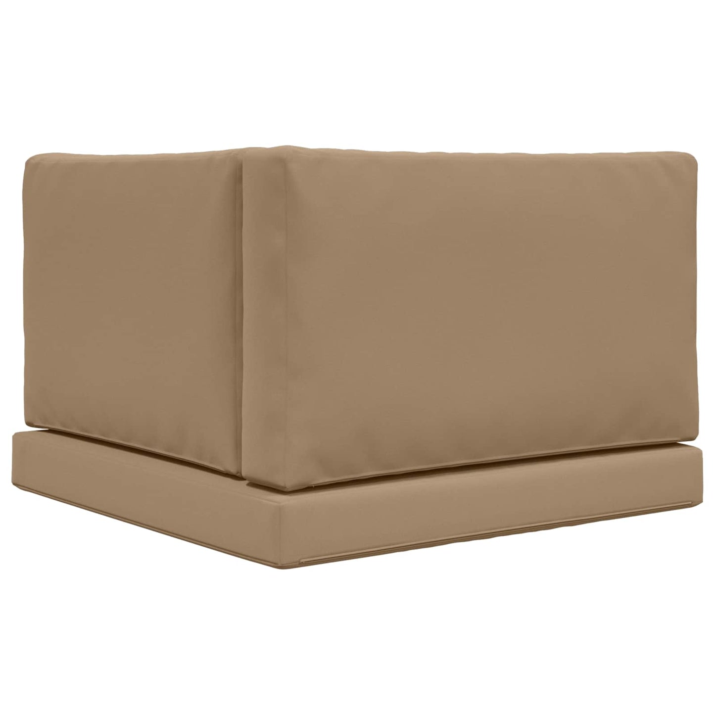 Sofakissen für draußen Polyester Taupe 80 x 80 cm