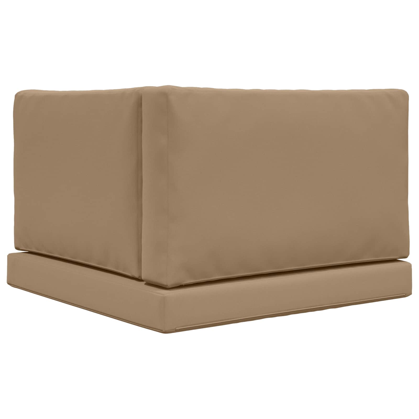 Sofakissen für draußen Polyester Taupe 80 x 80 cm