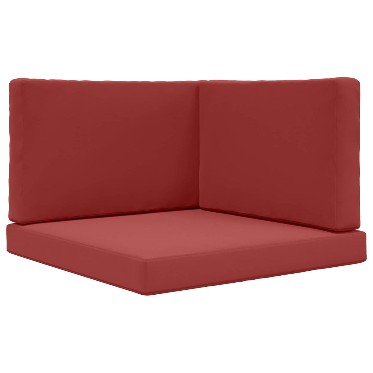 Sofakissen für draußen Polyester Weinrot 80 x 80 cm
