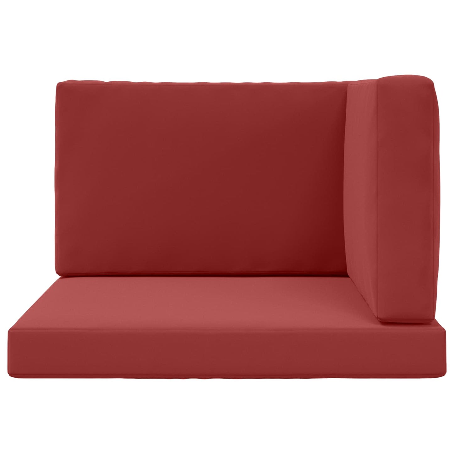 Sofakissen für draußen Polyester Weinrot 80 x 80 cm
