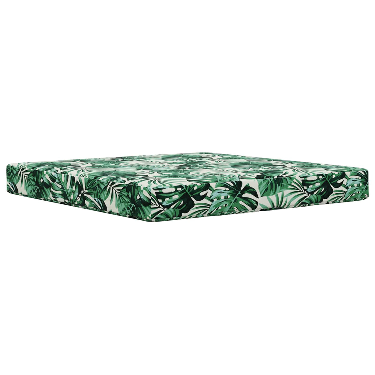 Sofakissen für draußen Polyester Blattmuster 80 x 80 cm