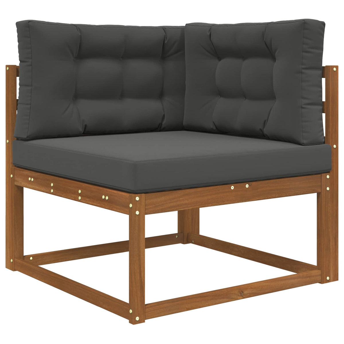 Sofakissen für draußen Polyester Anthrazit 80 x 80 cm