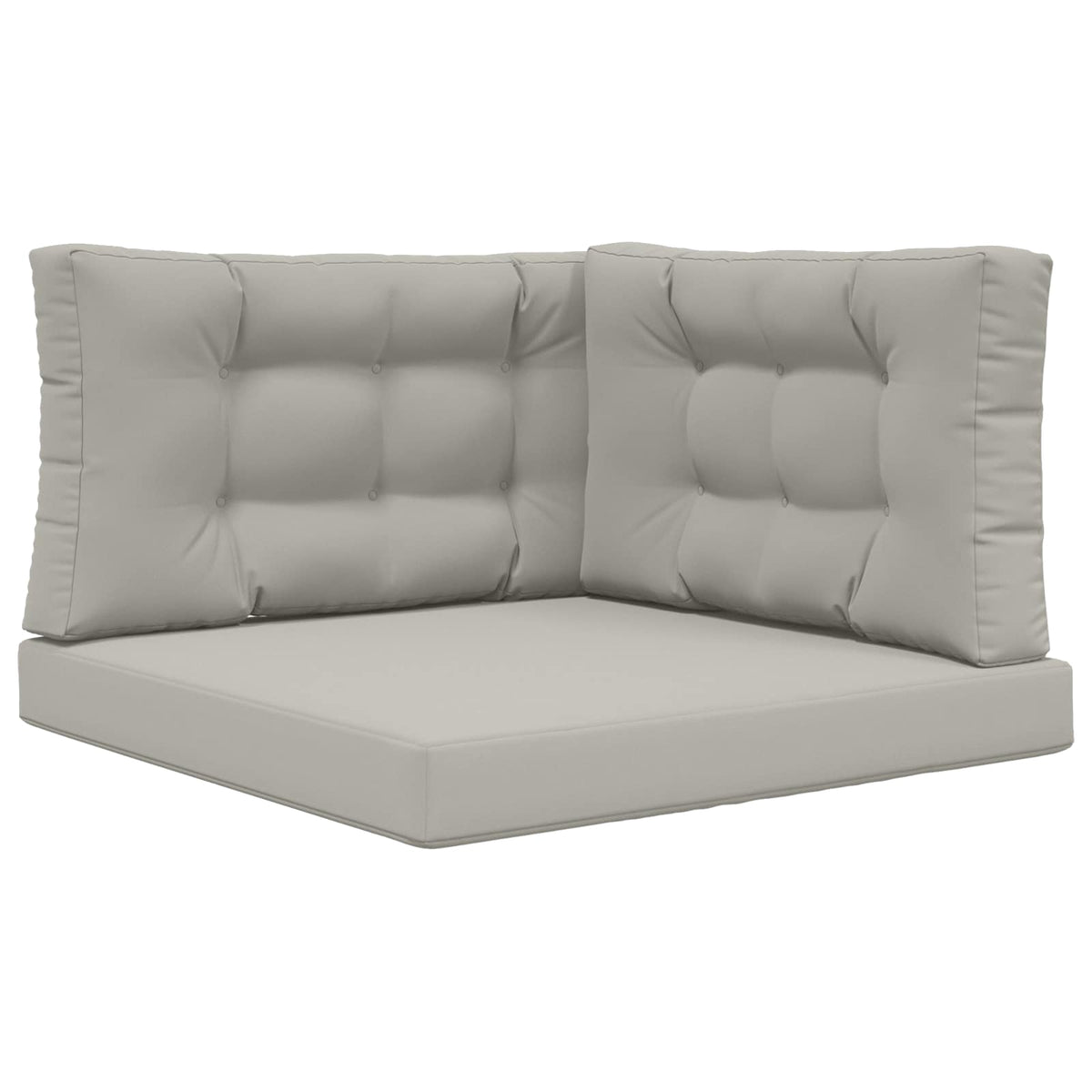 Sofakissen für draußen Polyester Grau 80 x 80 cm