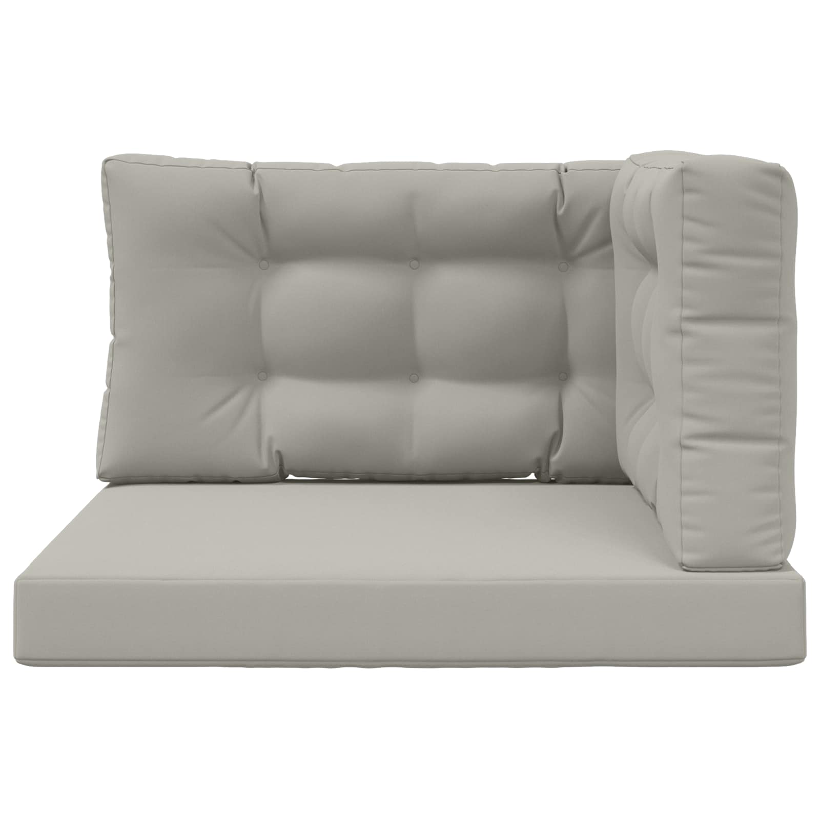 Sofakissen für draußen Polyester Grau 80 x 80 cm