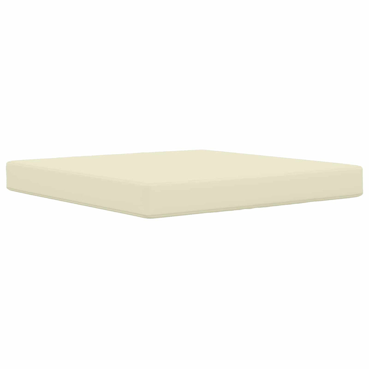 Sofakissen für draußen Polyester Creme 80 x 80 cm