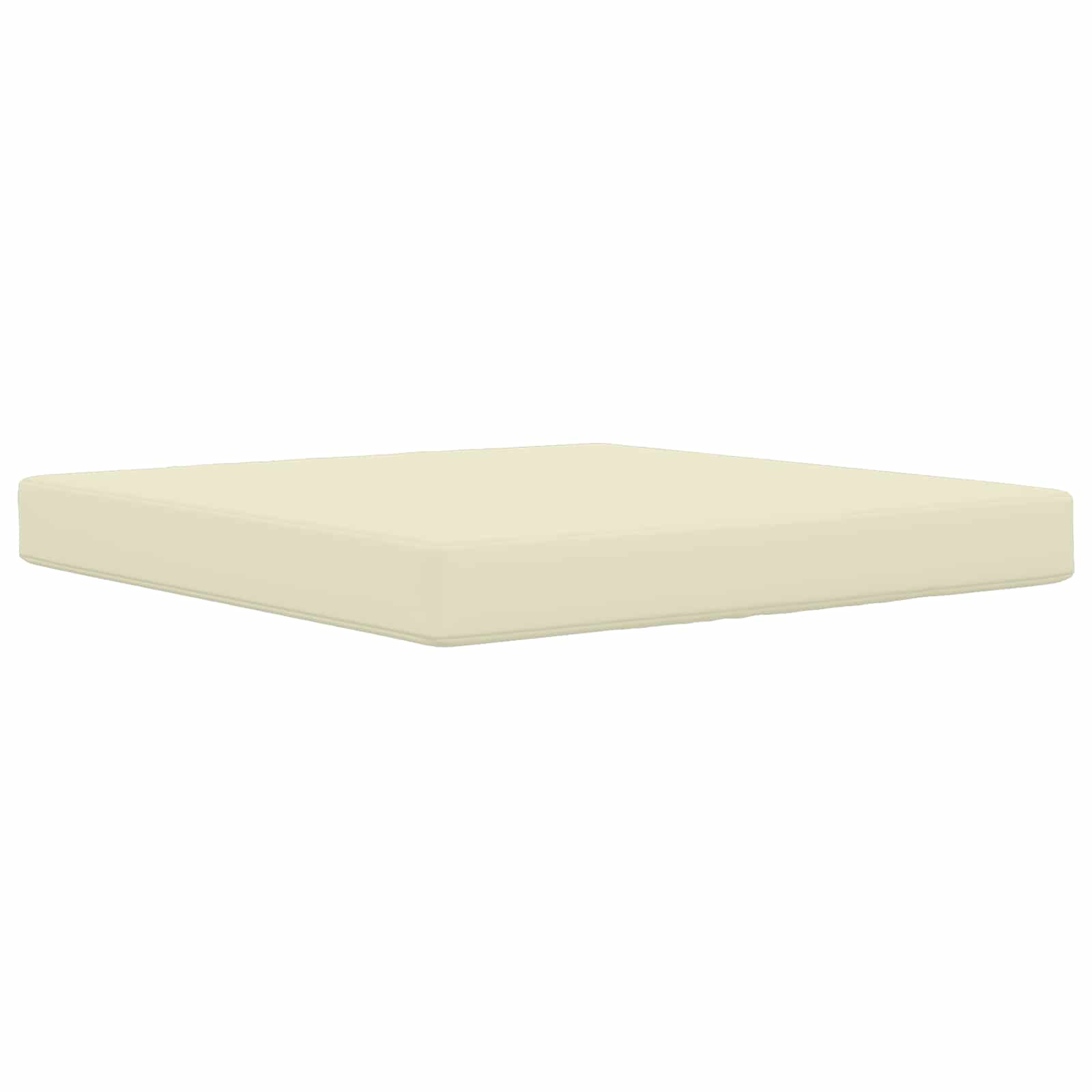 Sofakissen für draußen Polyester Creme 80 x 80 cm
