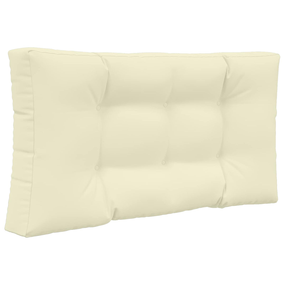 Sofakissen für draußen Polyester Creme 80 x 80 cm