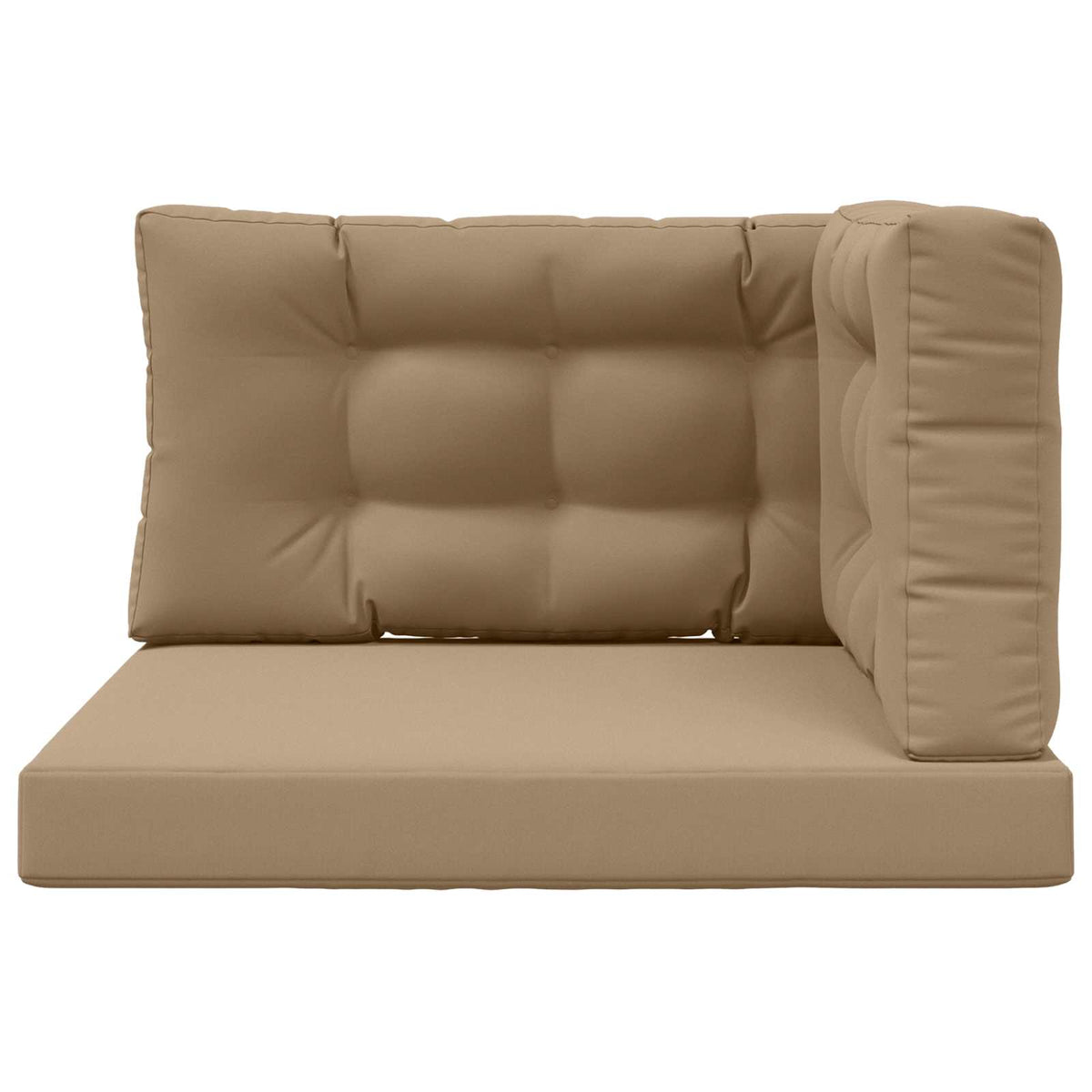 Sofakissen für draußen Polyester Taupe 80 x 80 cm