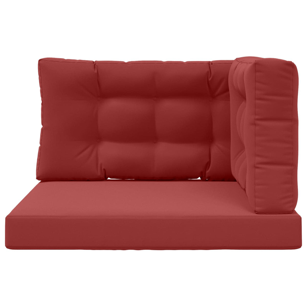 Sofakissen für draußen Polyester Weinrot 80 x 80 cm