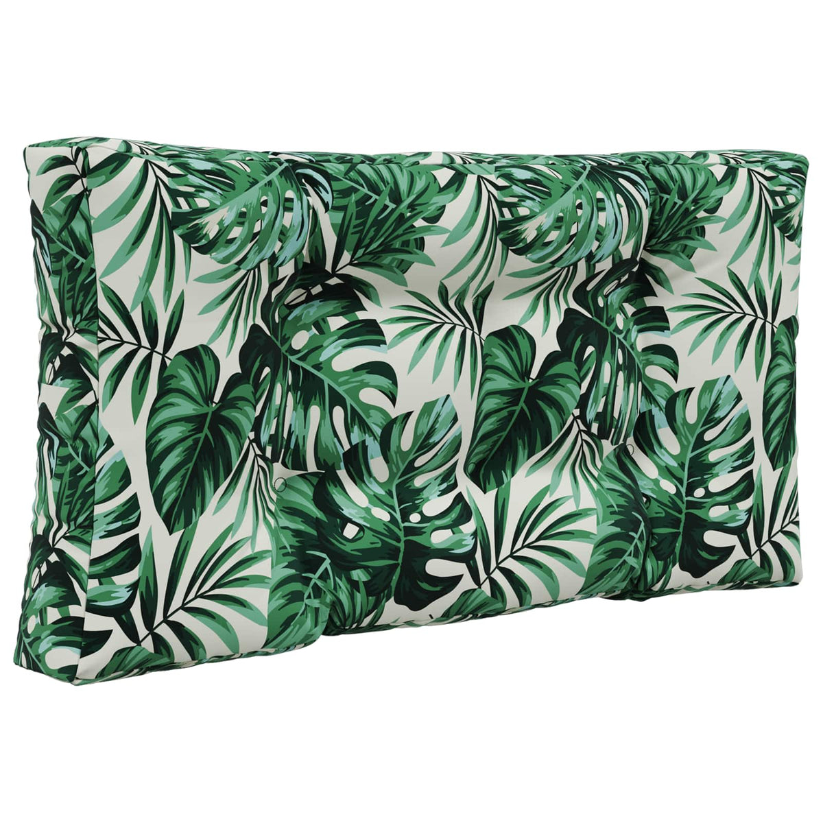 Sofakissen für draußen Polyester Blattmuster 80 x 80 cm