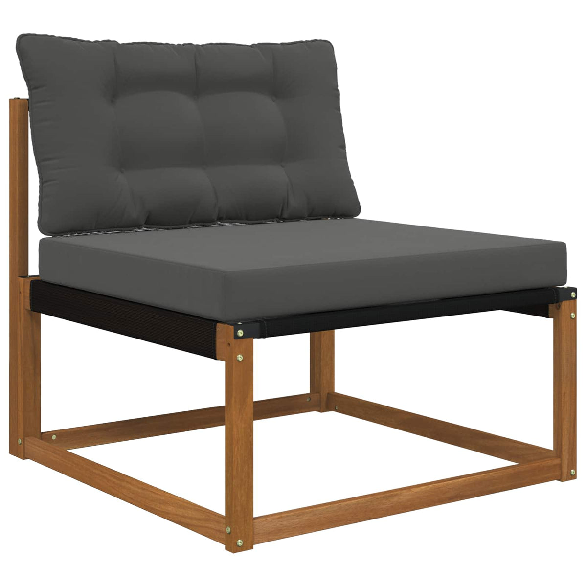 Sofakissen für draußen Polyester Anthrazit 80 x 68,5 cm