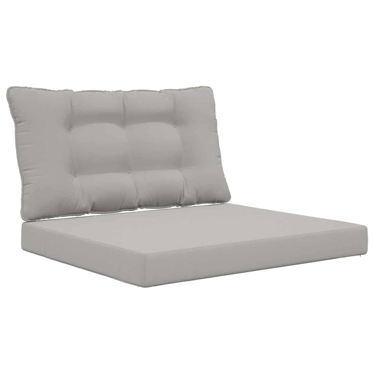 Sofakissen für draußen Polyester Grau 80 x 68,5 cm