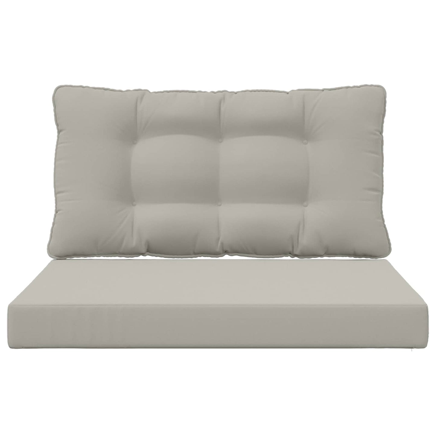 Sofakissen für draußen Polyester Grau 80 x 68,5 cm
