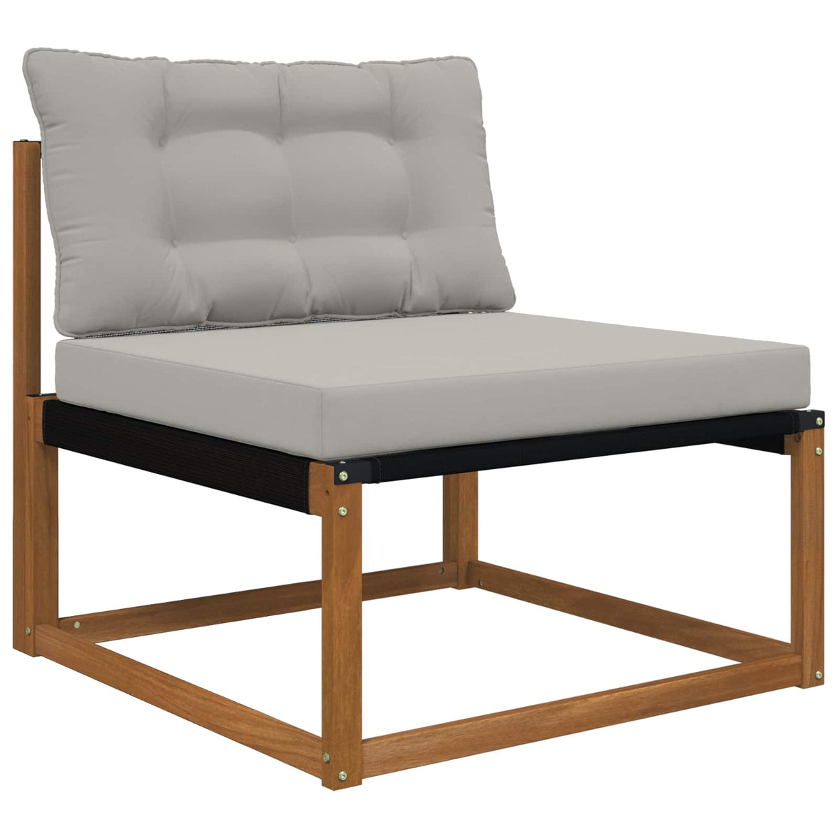 Sofakissen für draußen Polyester Grau 80 x 68,5 cm