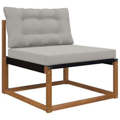 Sofakissen für draußen Stoff Grau 80 x 68,5 cm
