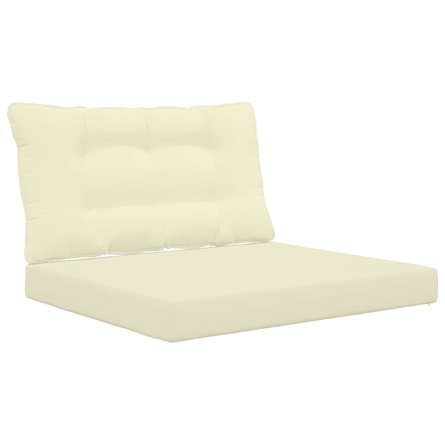 Sofakissen für draußen Polyester Creme 80 x 68,5 cm
