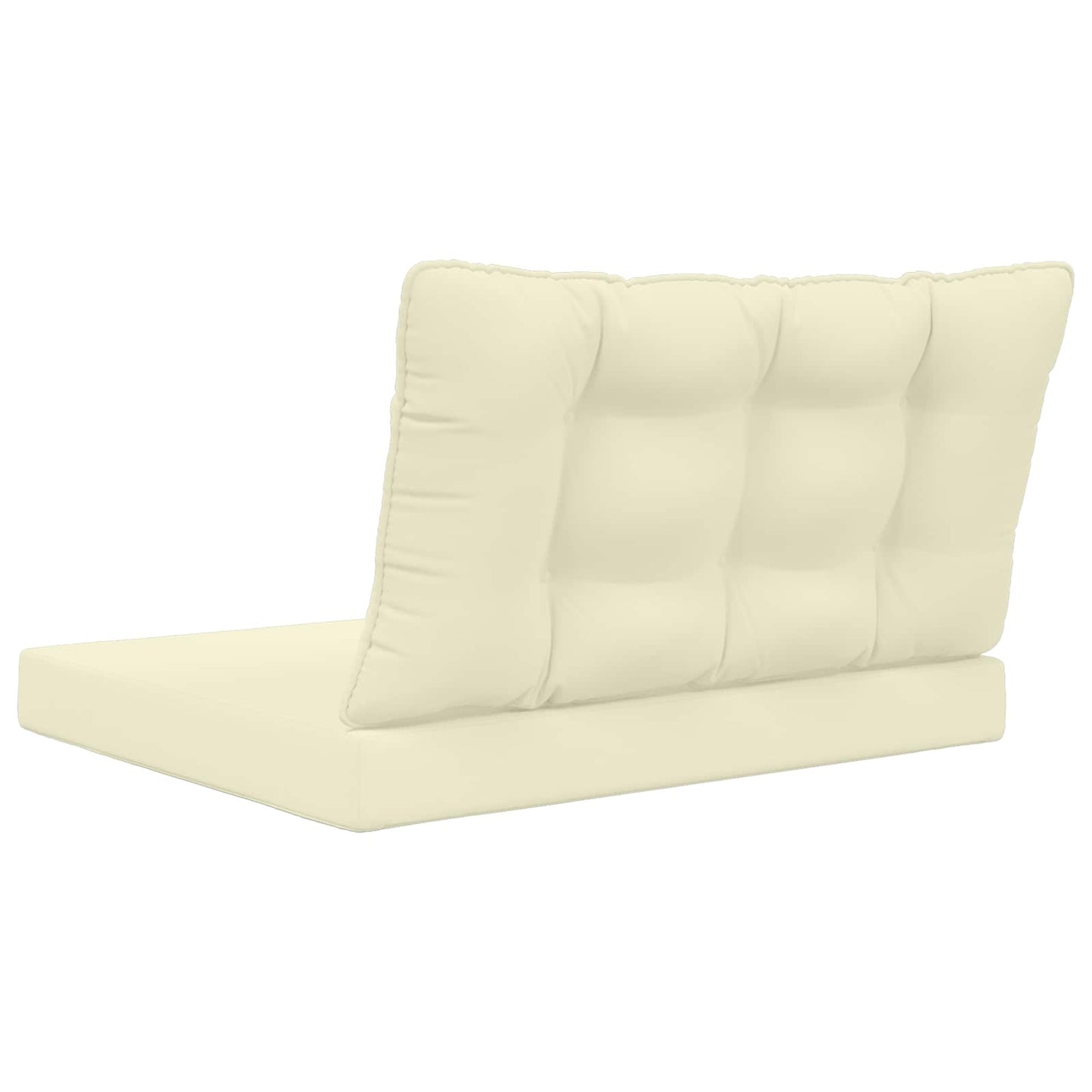 Sofakissen für draußen Polyester Creme 80 x 68,5 cm