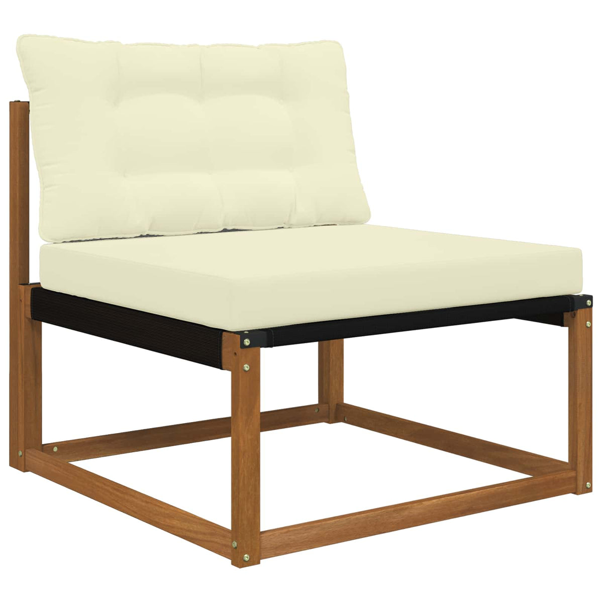 Sofakissen für draußen Polyester Creme 80 x 68,5 cm