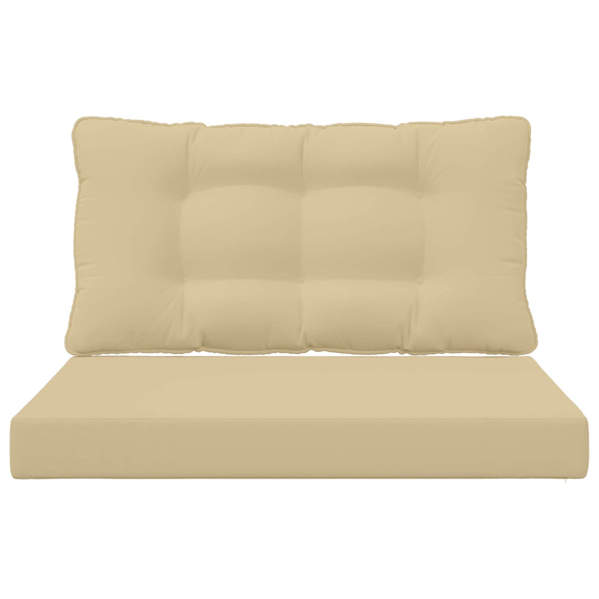 Sofakissen für draußen Polyester Beige 80 x 68,5 cm