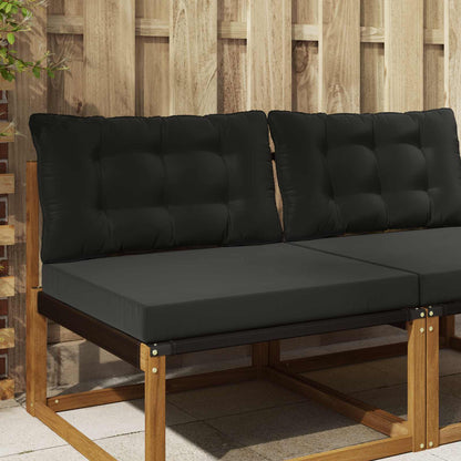 Sofakissen für draußen Stoff Schwarz 80 x 68,5 cm
