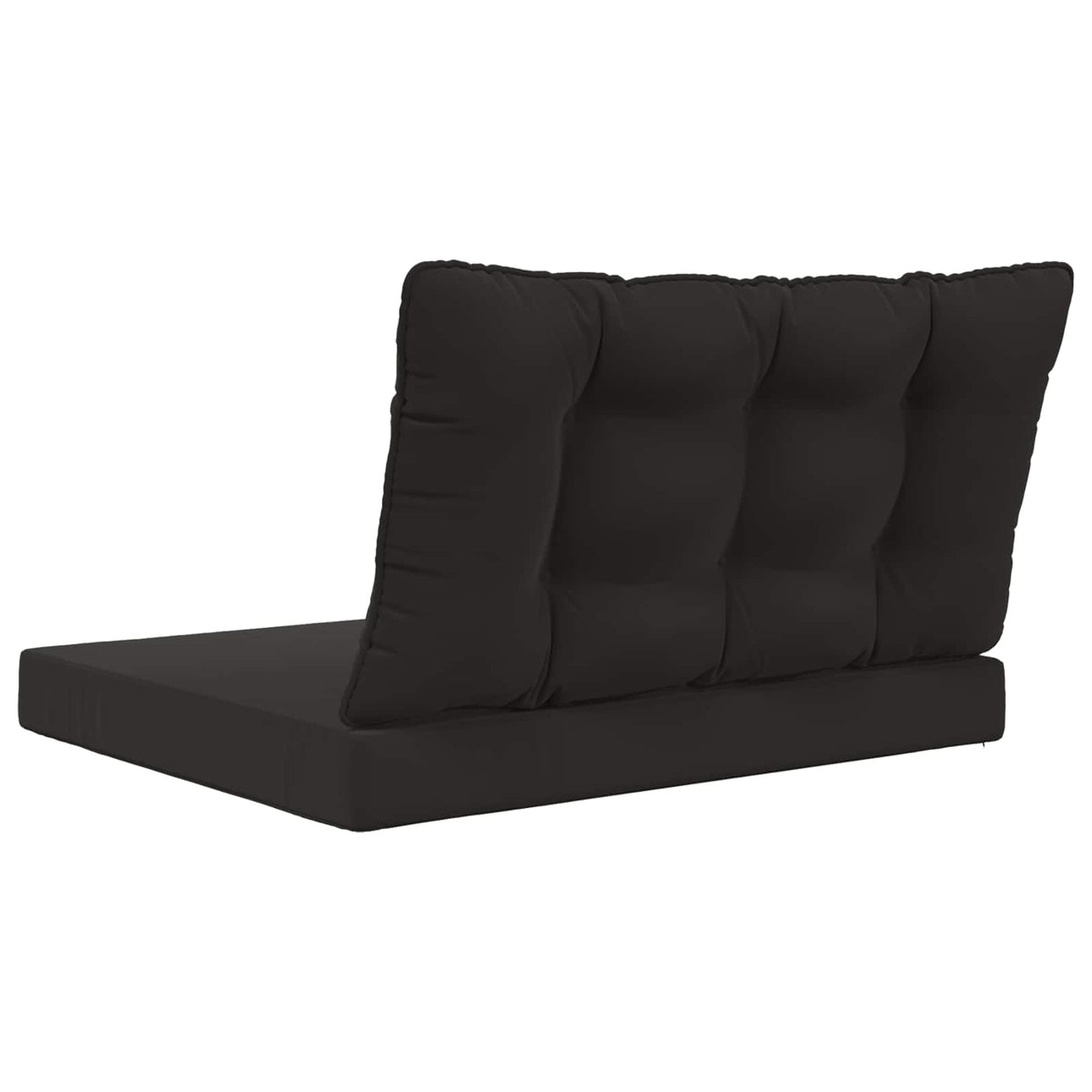 Sofakissen für draußen Polyester Schwarz 80 x 68,5 cm