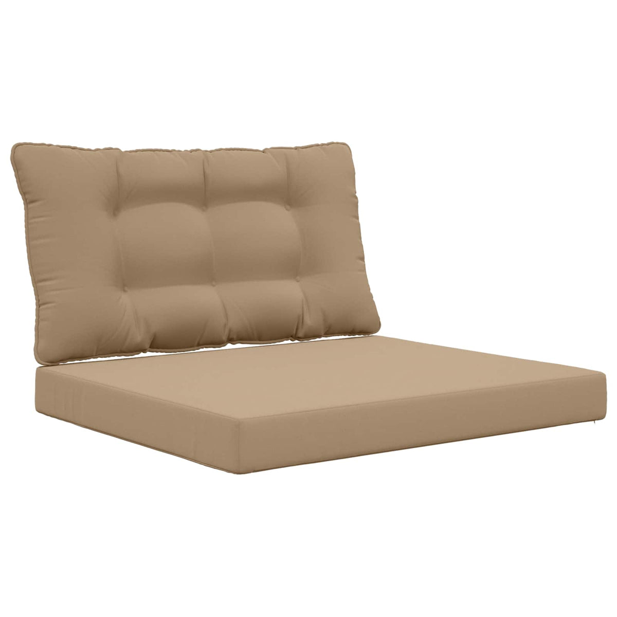 Sofakissen für draußen Polyester Taupe 80 x 68,5 cm