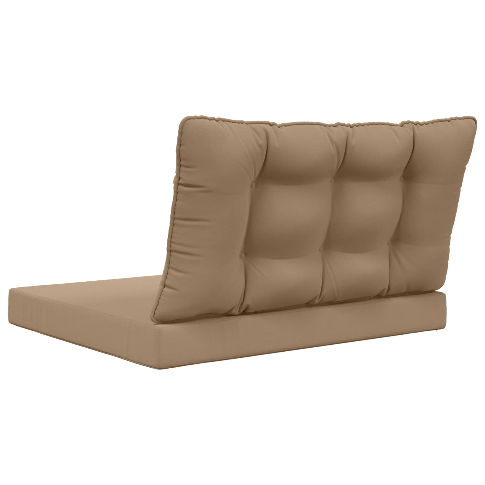 Sofakissen für draußen Polyester Taupe 80 x 68,5 cm