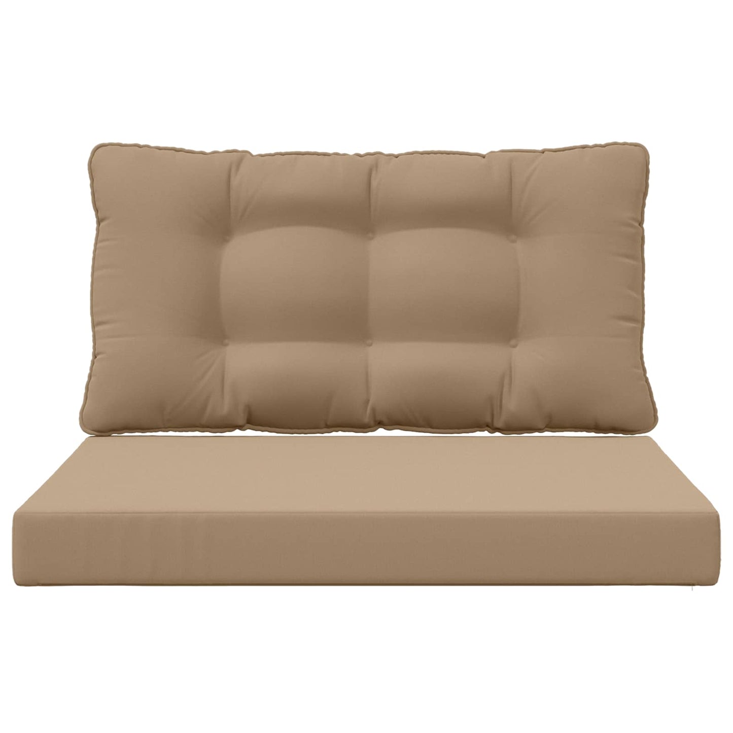 Sofakissen für draußen Polyester Taupe 80 x 68,5 cm