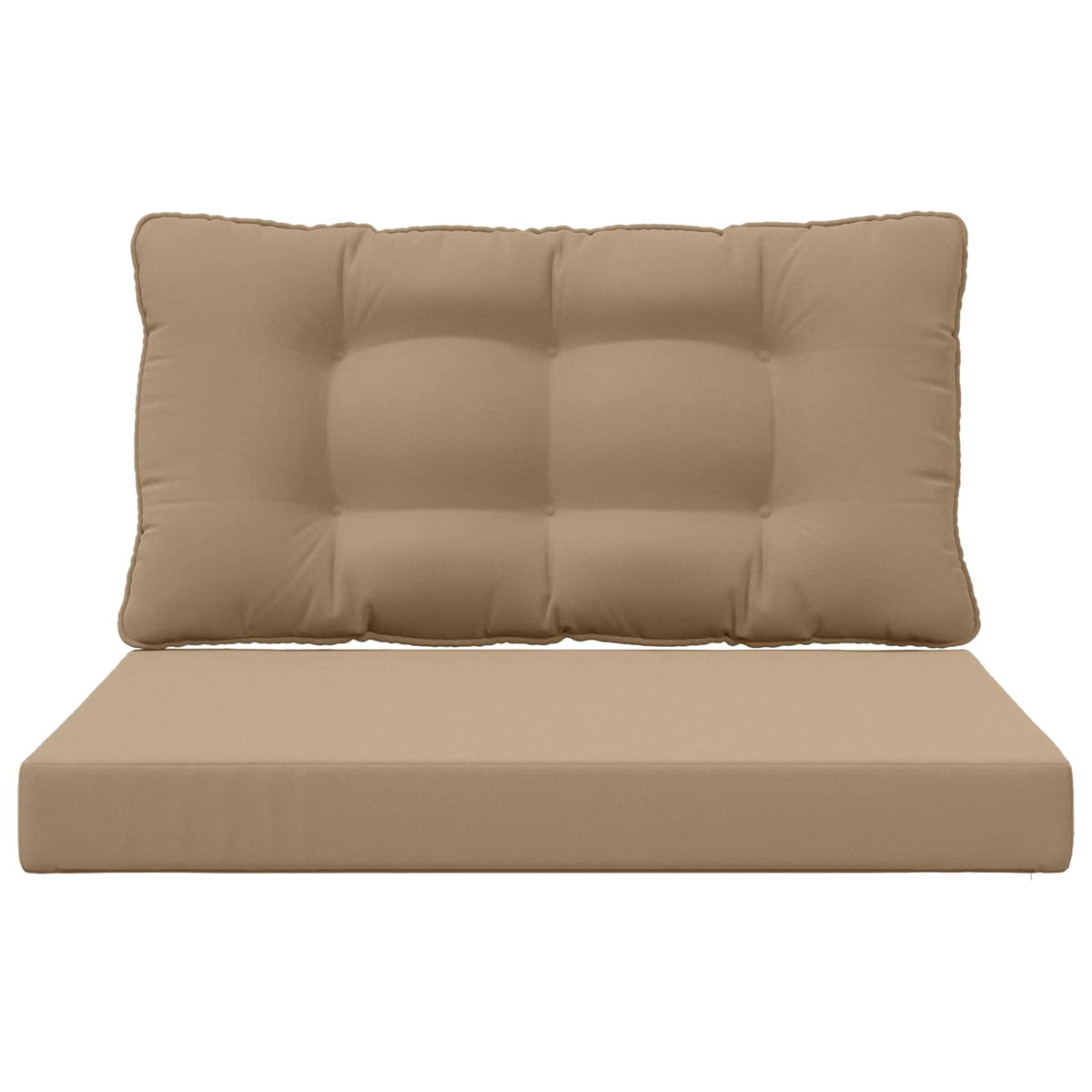 Sofakissen für draußen Polyester Taupe 80 x 68,5 cm