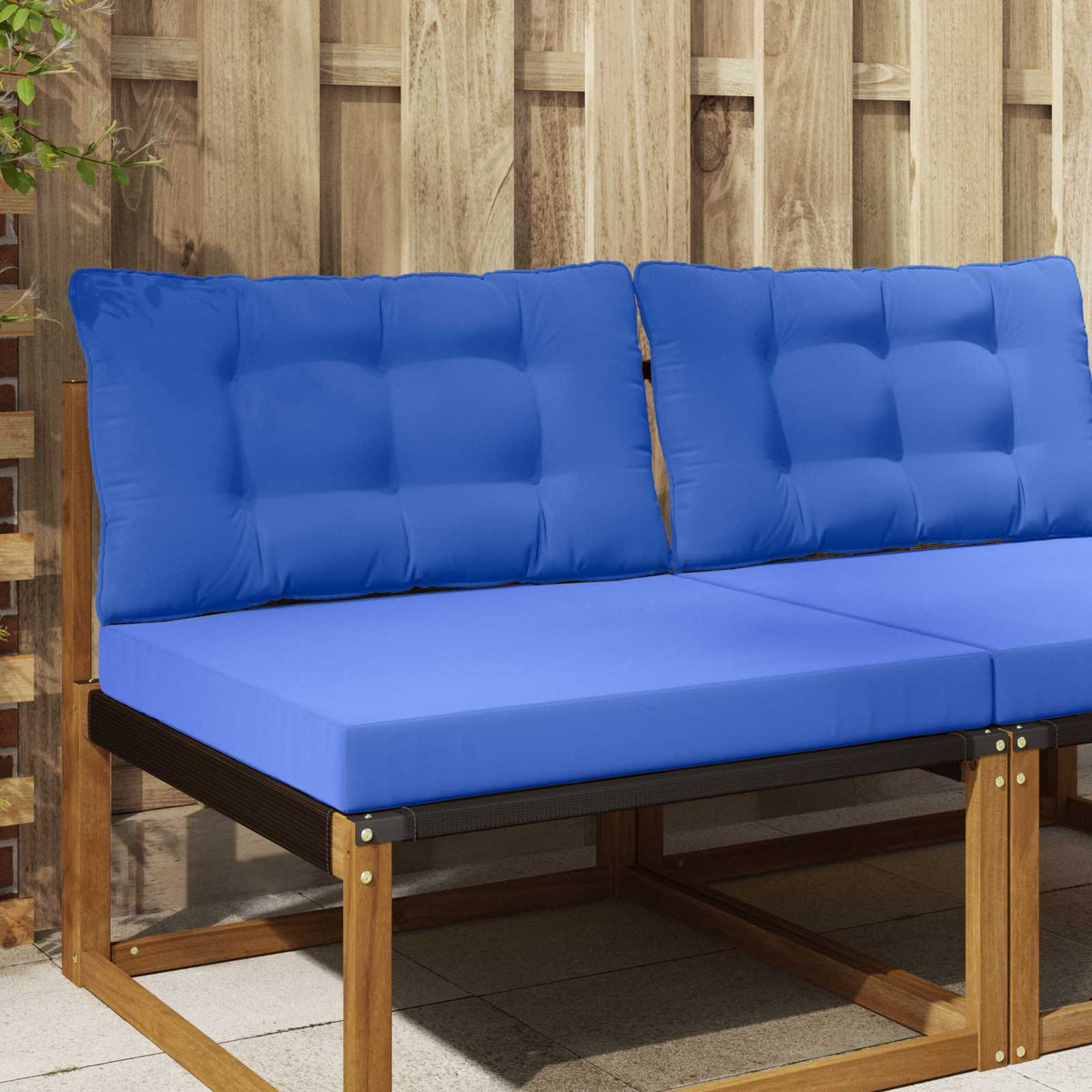 Sofakissen für draußen Polyester Königsblau 80 x 68,5 cm