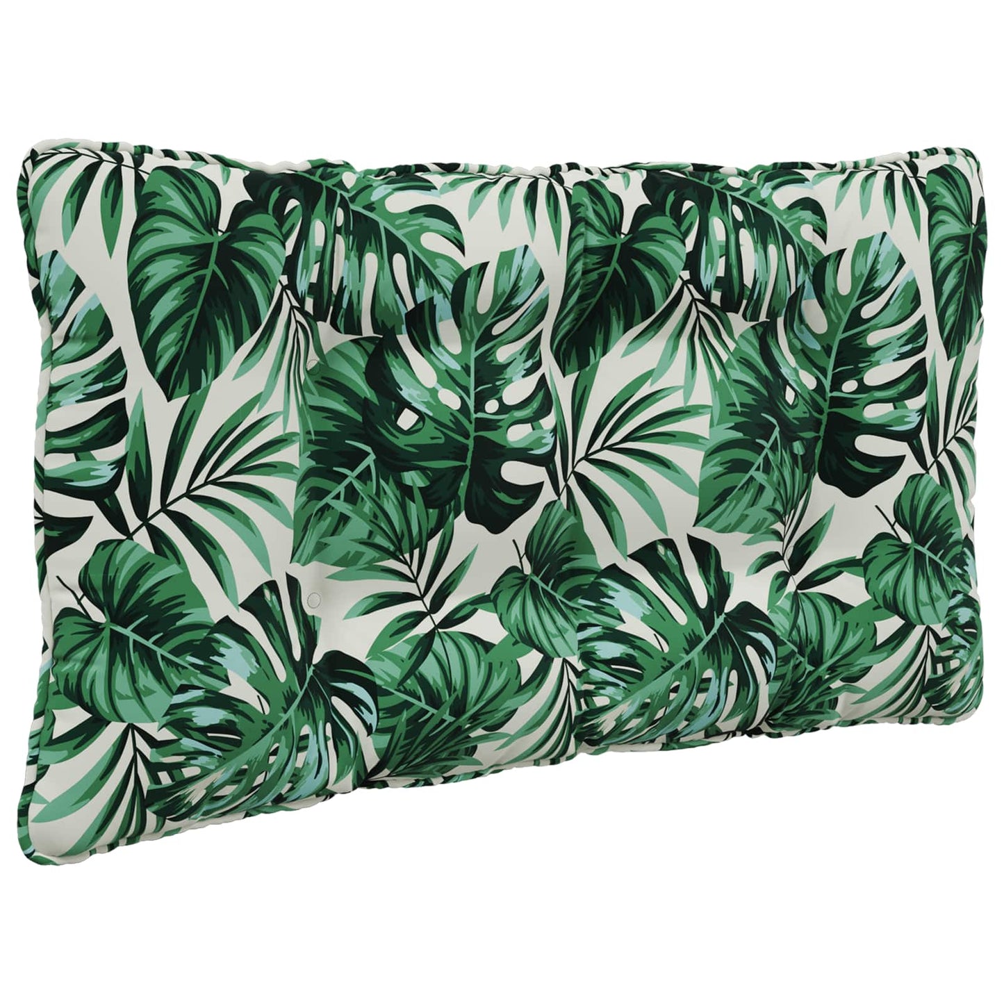 Sofakissen für draußen Polyester Blattmuster 80 x 68,5 cm