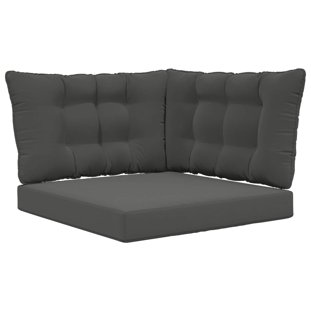 Sofakissen für draußen Polyester Anthrazit 68,5 x 68,5 cm
