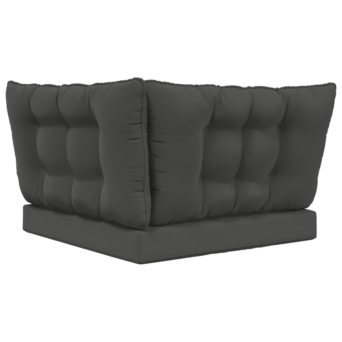 Sofakissen für draußen Polyester Anthrazit 68,5 x 68,5 cm